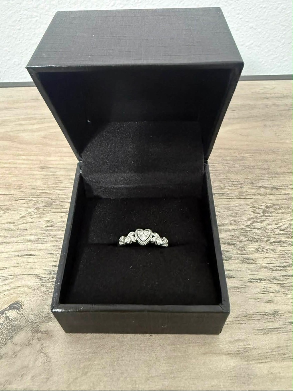 Heart Accent Silver Ring – Women Jewelry